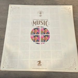 1993 Elvis stamps in original packing, never open full sheet of 40 stamps